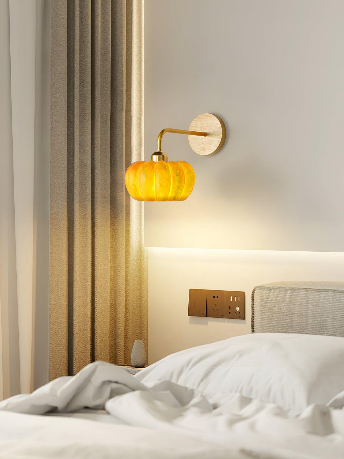 Vilorel aplique de pared Individual Creatividad Calabaza