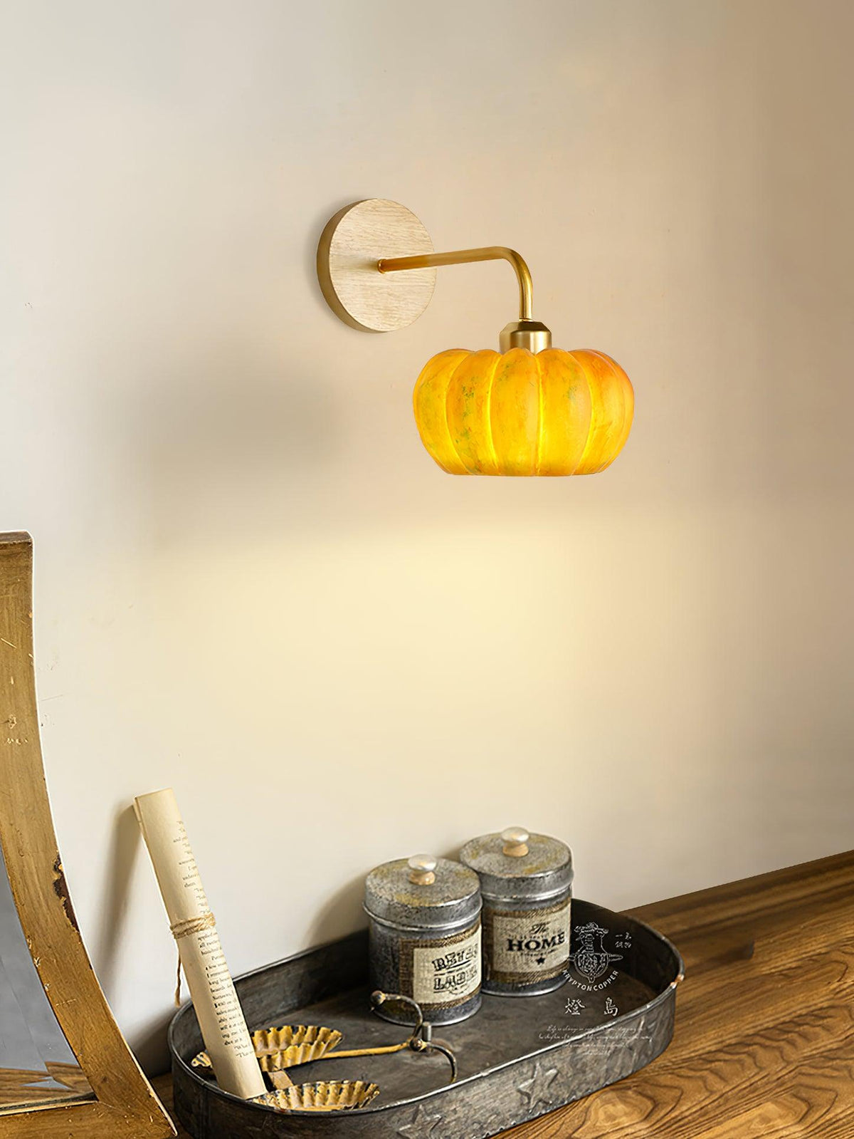 Vilorel aplique de pared Individual Creatividad Calabaza