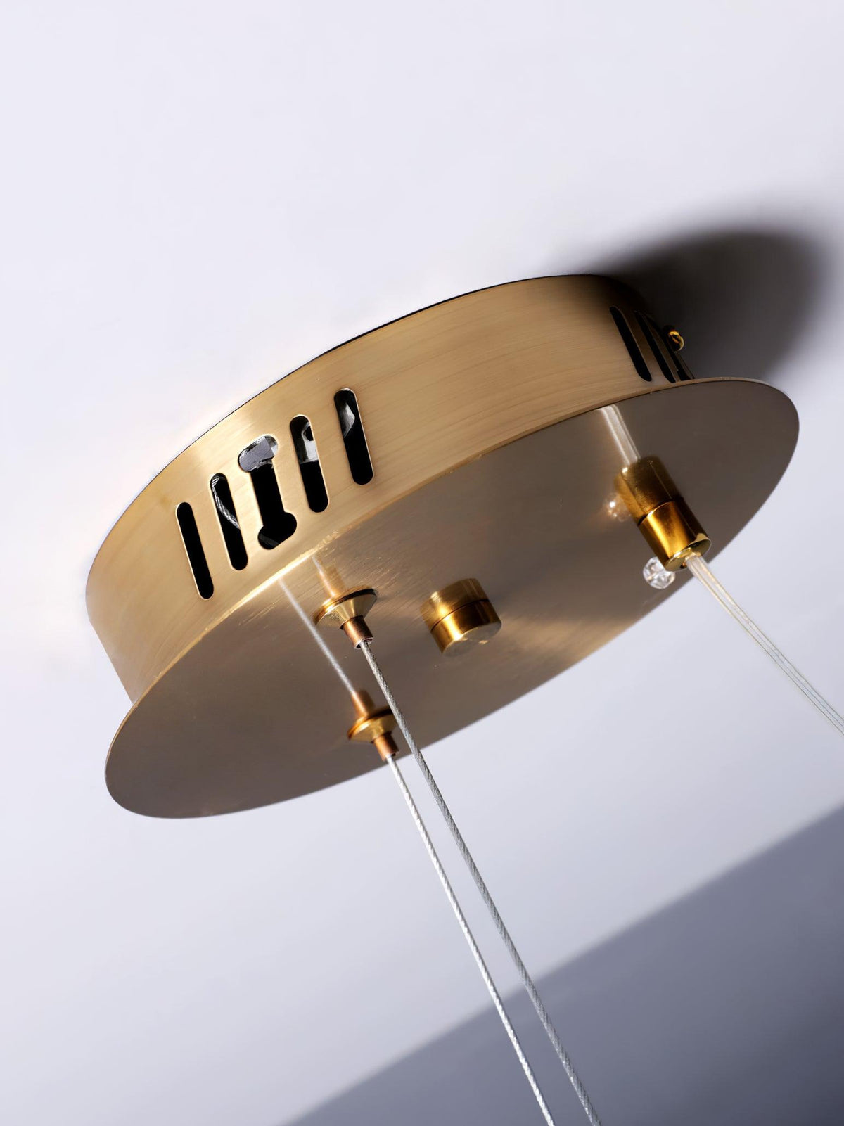 Cera lámpara de araña Bubble transparente Ring Contemporary minimalista