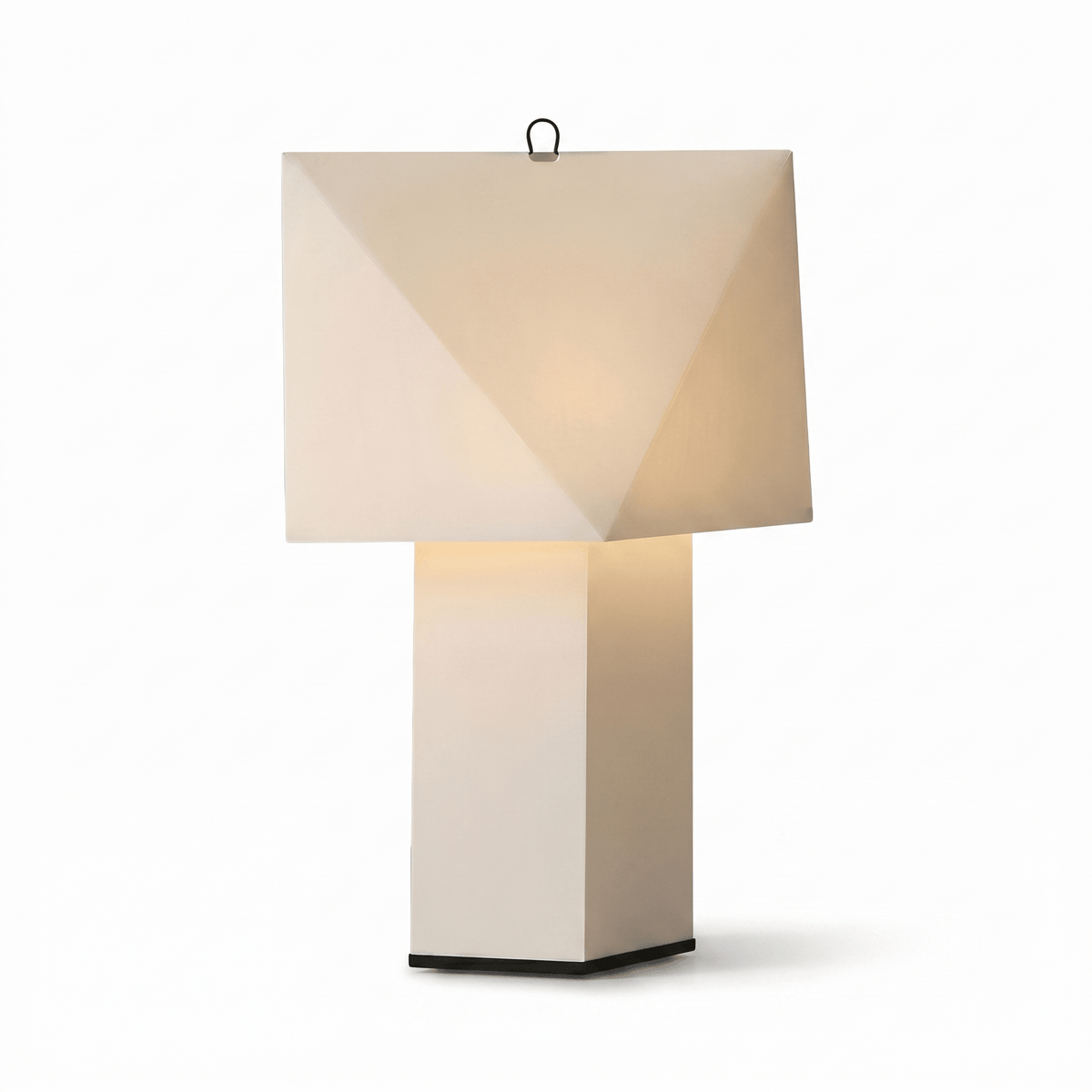 Mireval lámpara de mesa con pantalla de papel