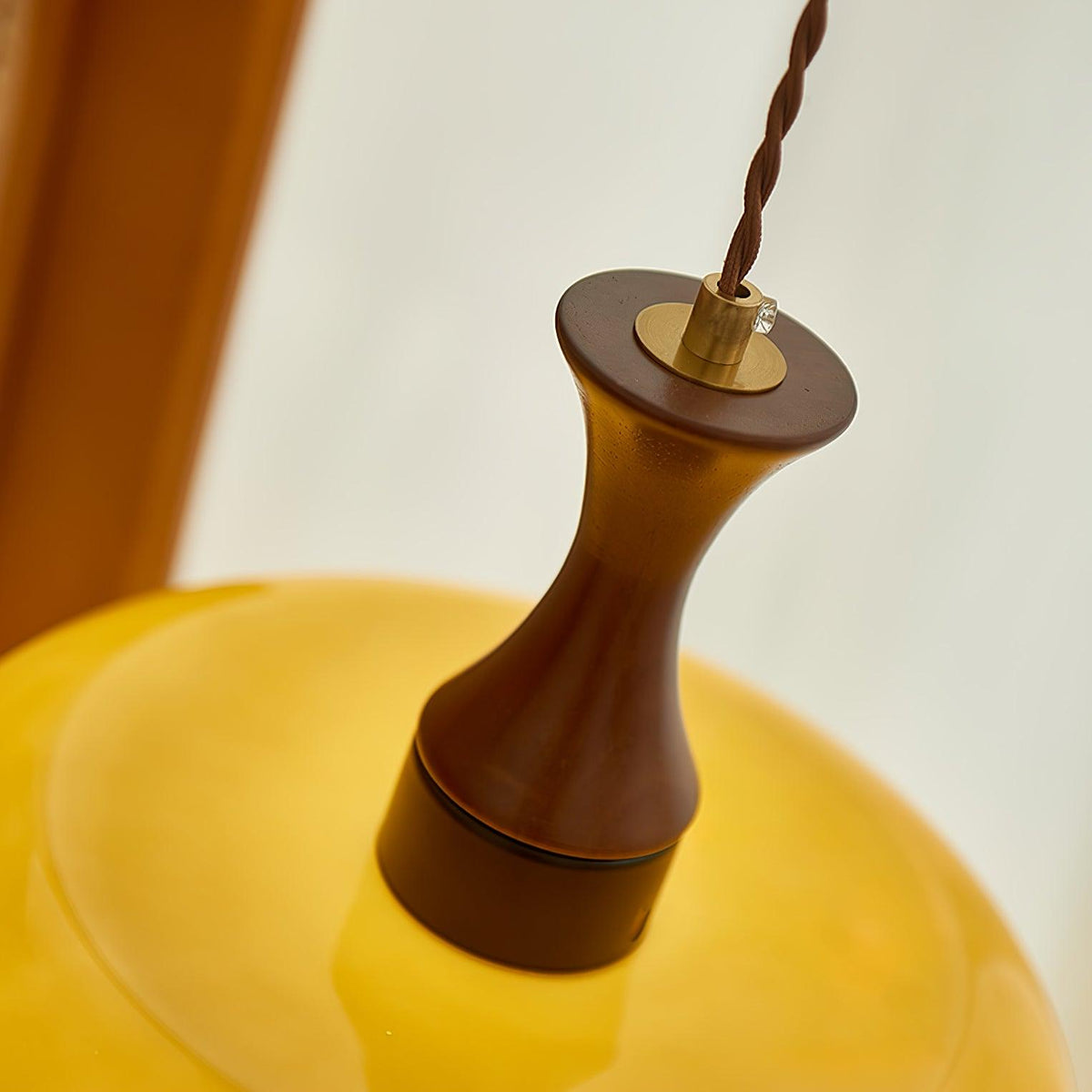 Cadenza lámpara colgante de madera estilo