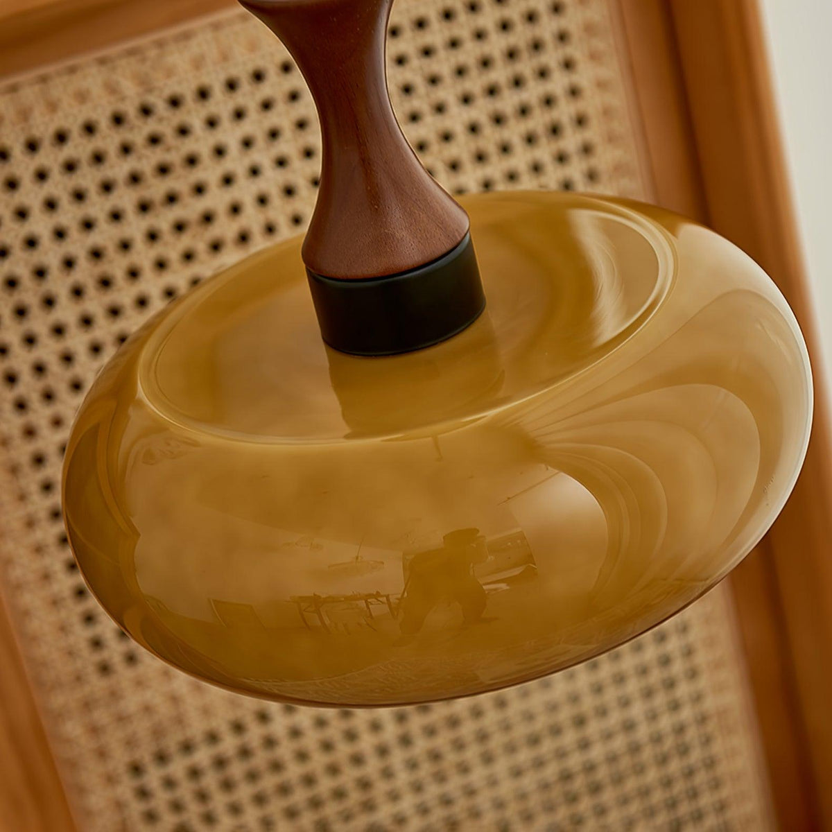 Cadenza lámpara colgante de madera estilo