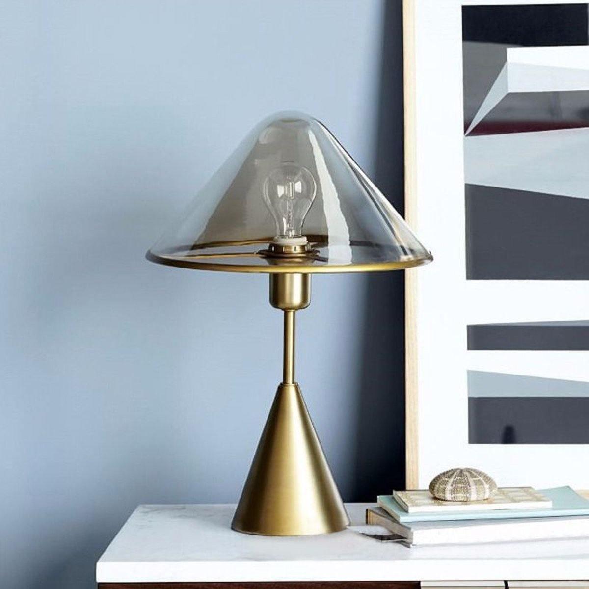 Lámpara de mesa Mushroom contemporánea