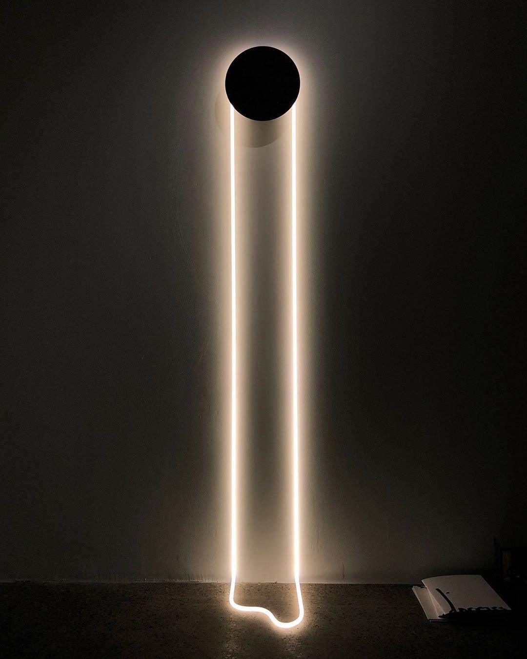 Lalem aplique de pared acrílico minimalista