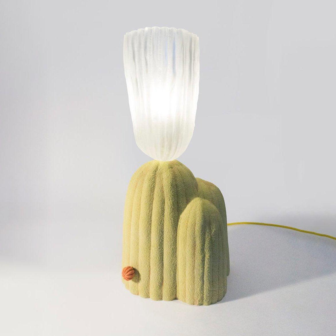 Soreny lámpara de mesa artística de resina