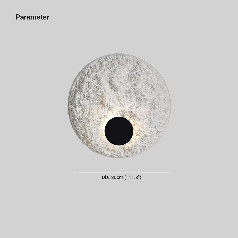 Byers Wall Lamp  Round Resin