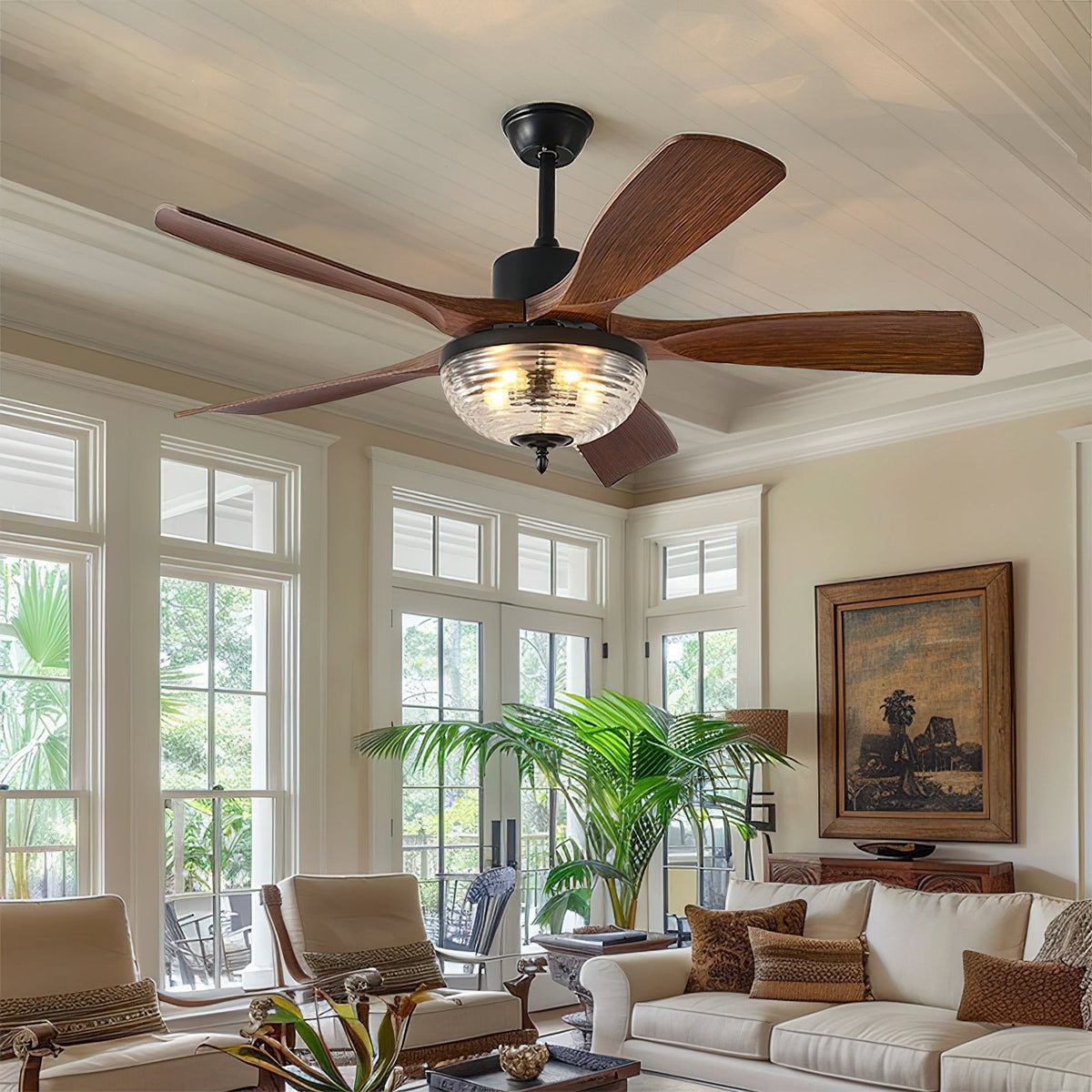 Rivanel ventilador de techo con luz