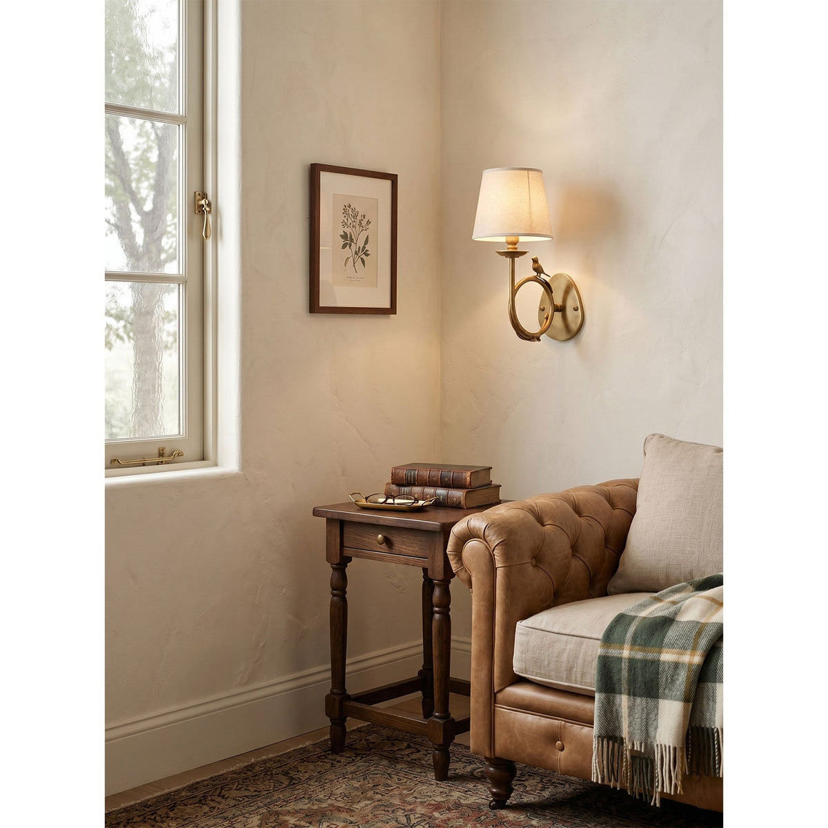 Orvienne aplique de pared de tejido Bird