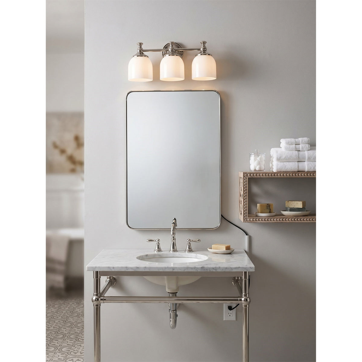 Celiaya aplique de pared con vidrio y enchufe enchufable
