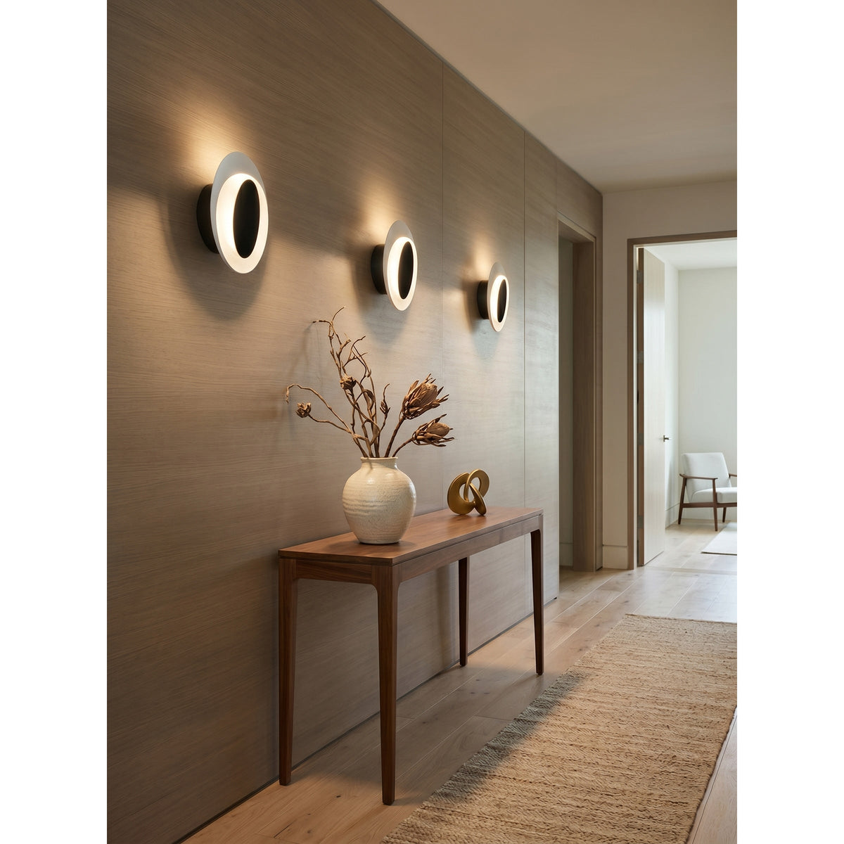 Flindt aplique de pared Redondo