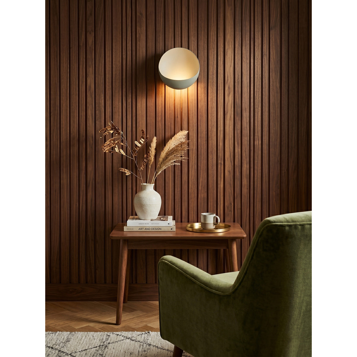 Flindt aplique de pared Redondo