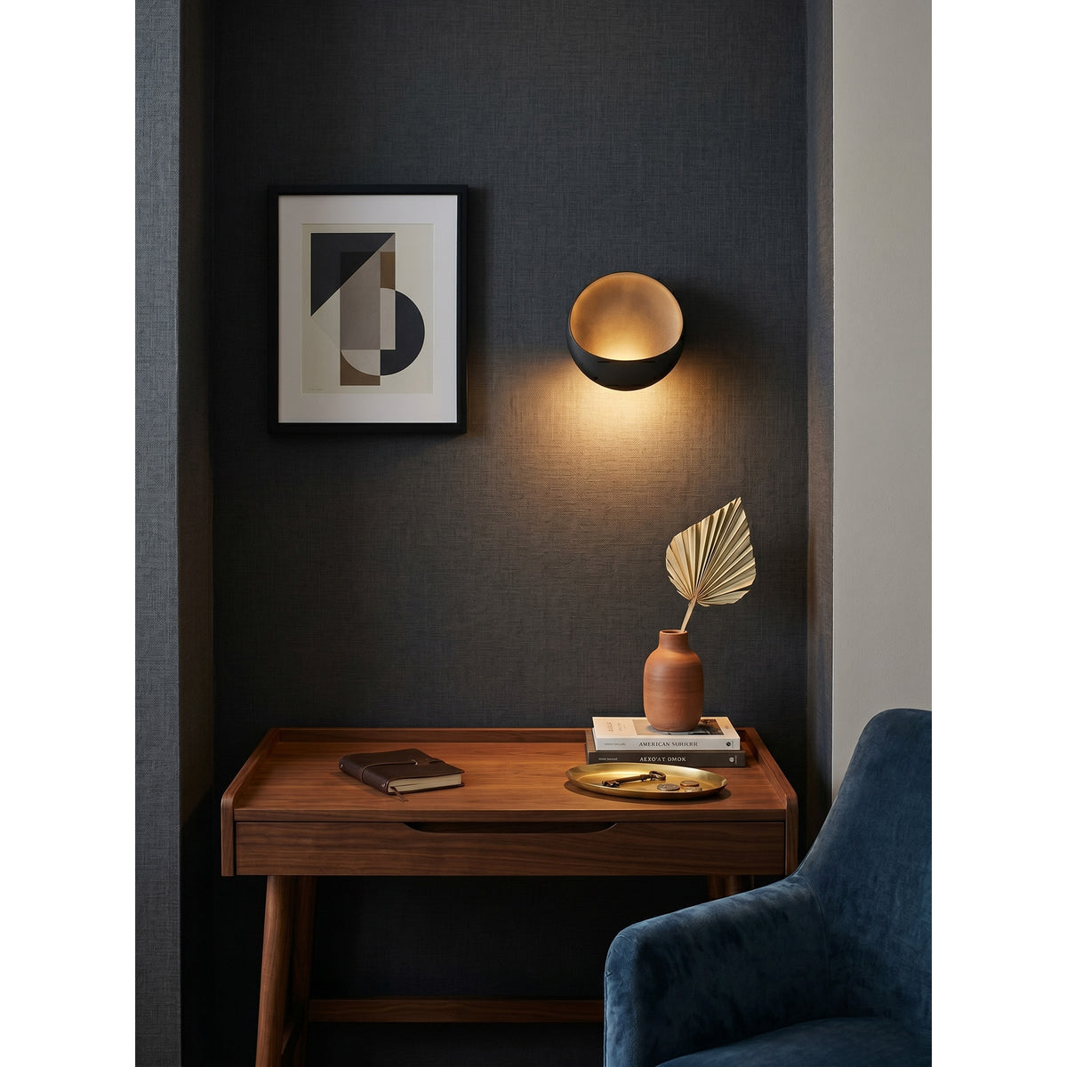 Flindt aplique de pared Redondo