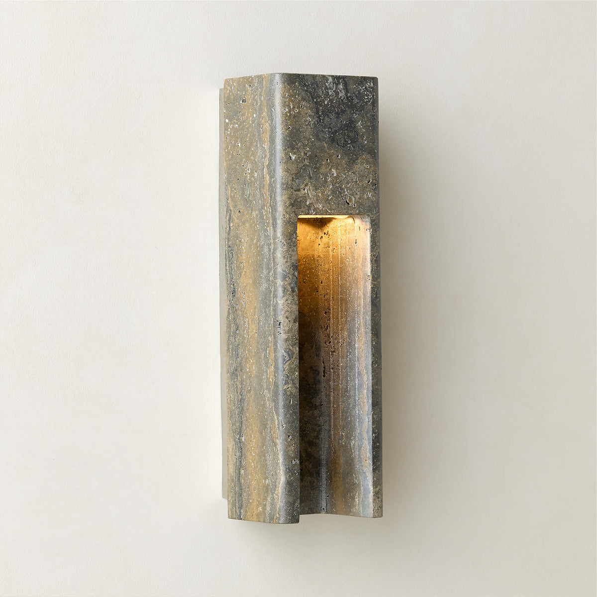 Graziano aplique de pared travertino