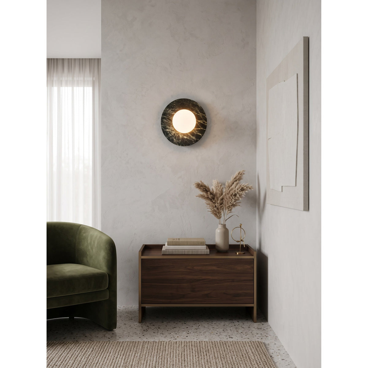 Orelirelia aplique de pared