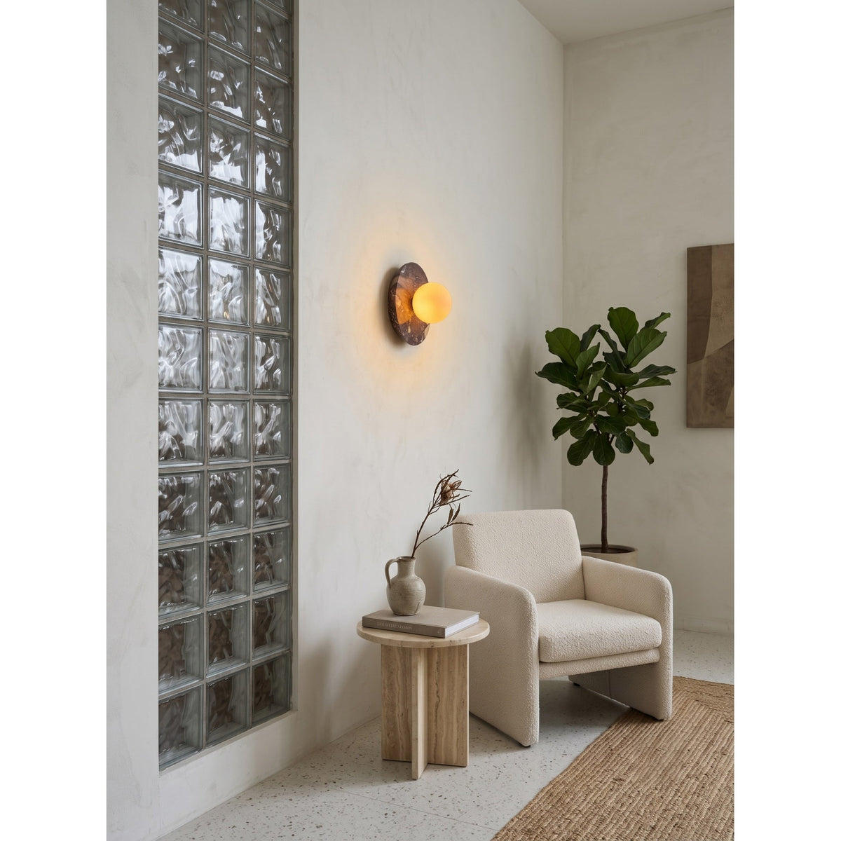 Orelirelia aplique de pared