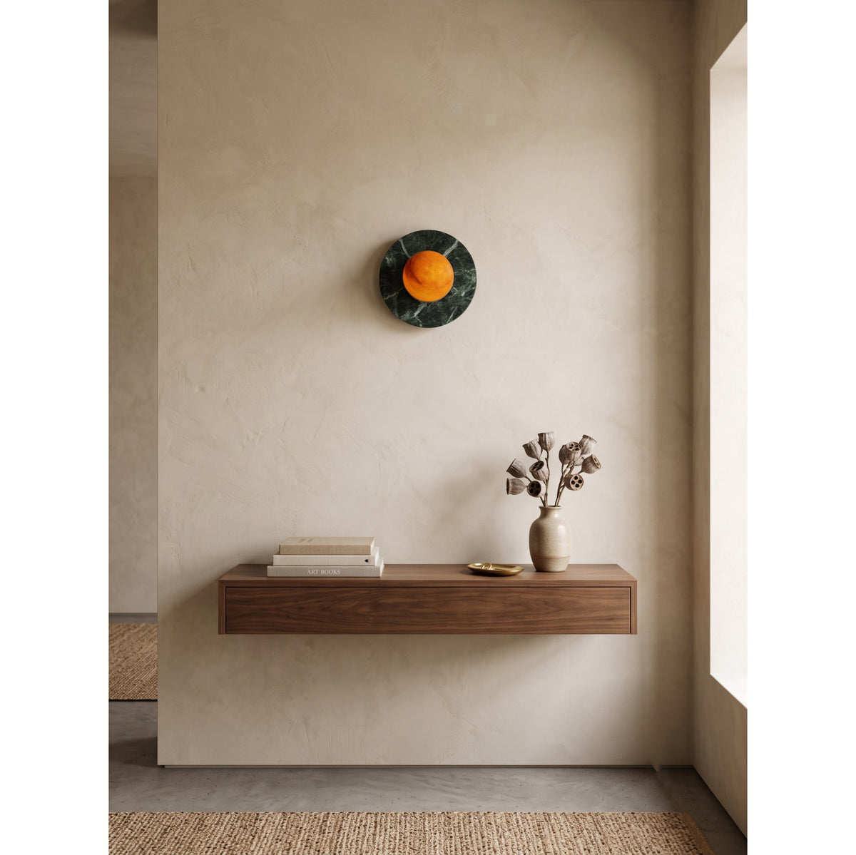 Orelirelia aplique de pared