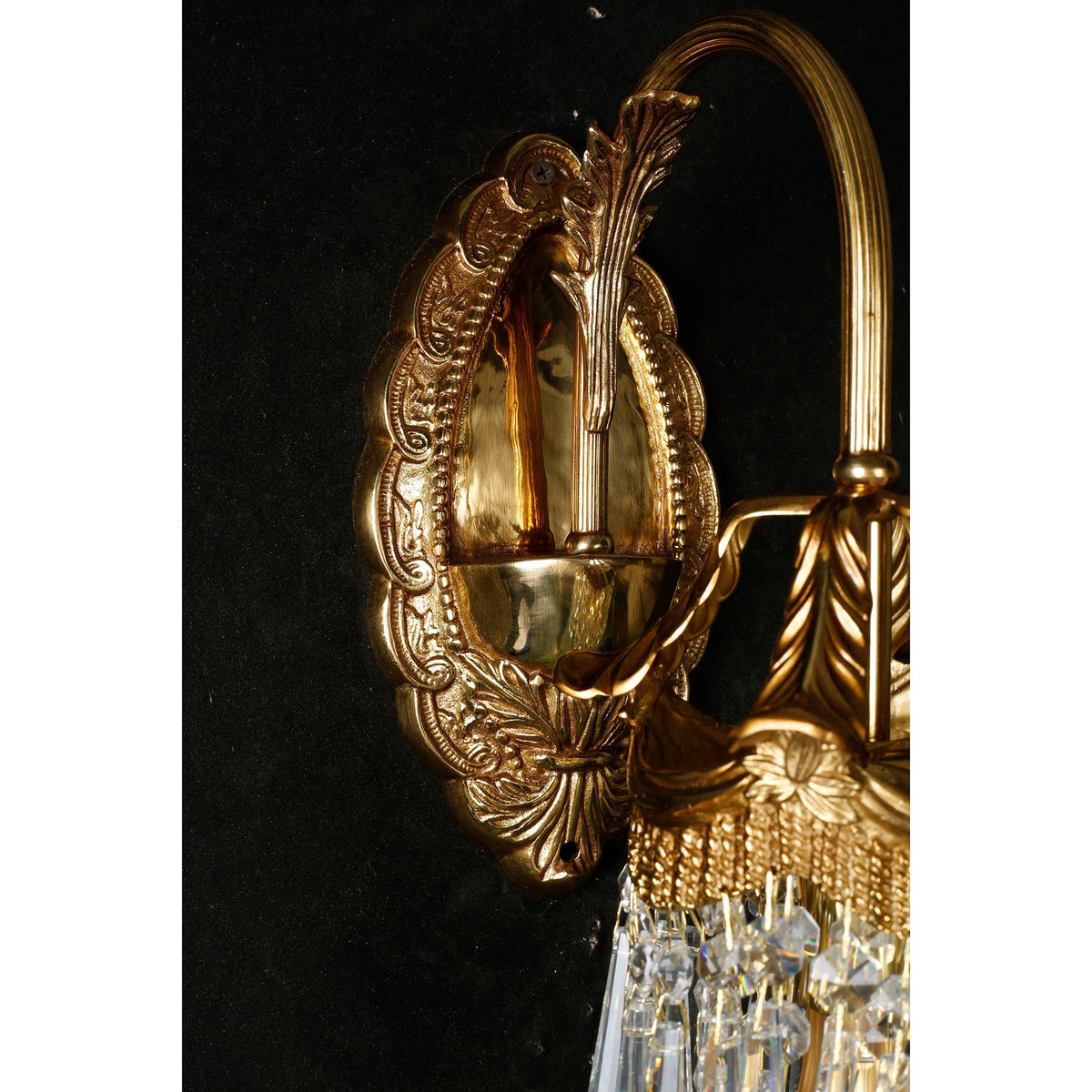 Mayfield aplique de pared de cristal