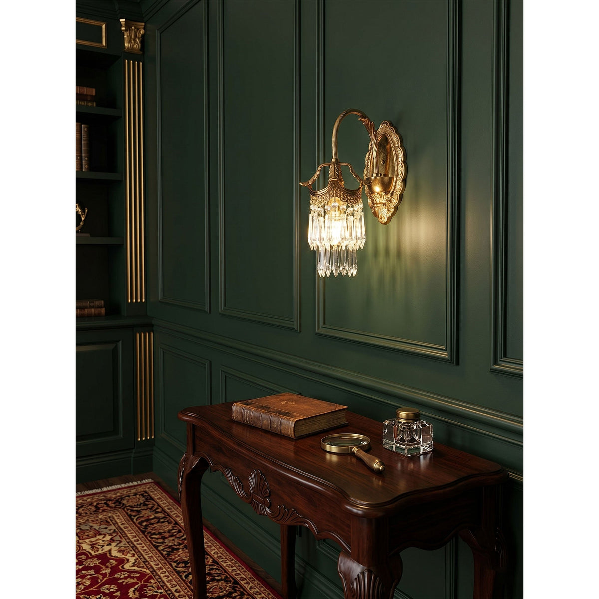 Mayfield aplique de pared de cristal