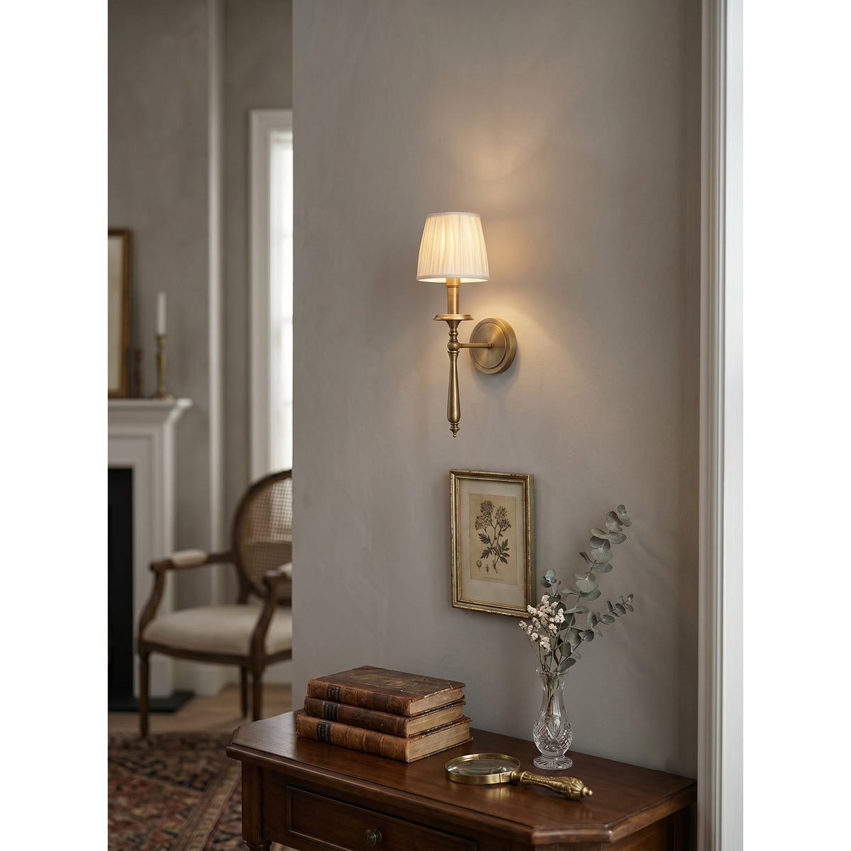 Oriisine aplique de pared de latón