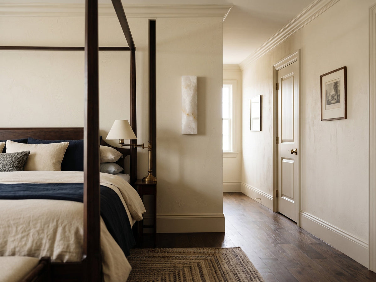 Aveninine aplique de pared alabastro