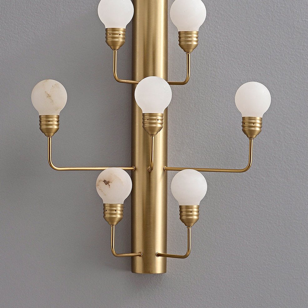 Albelina aplique de pared alabastro Globo