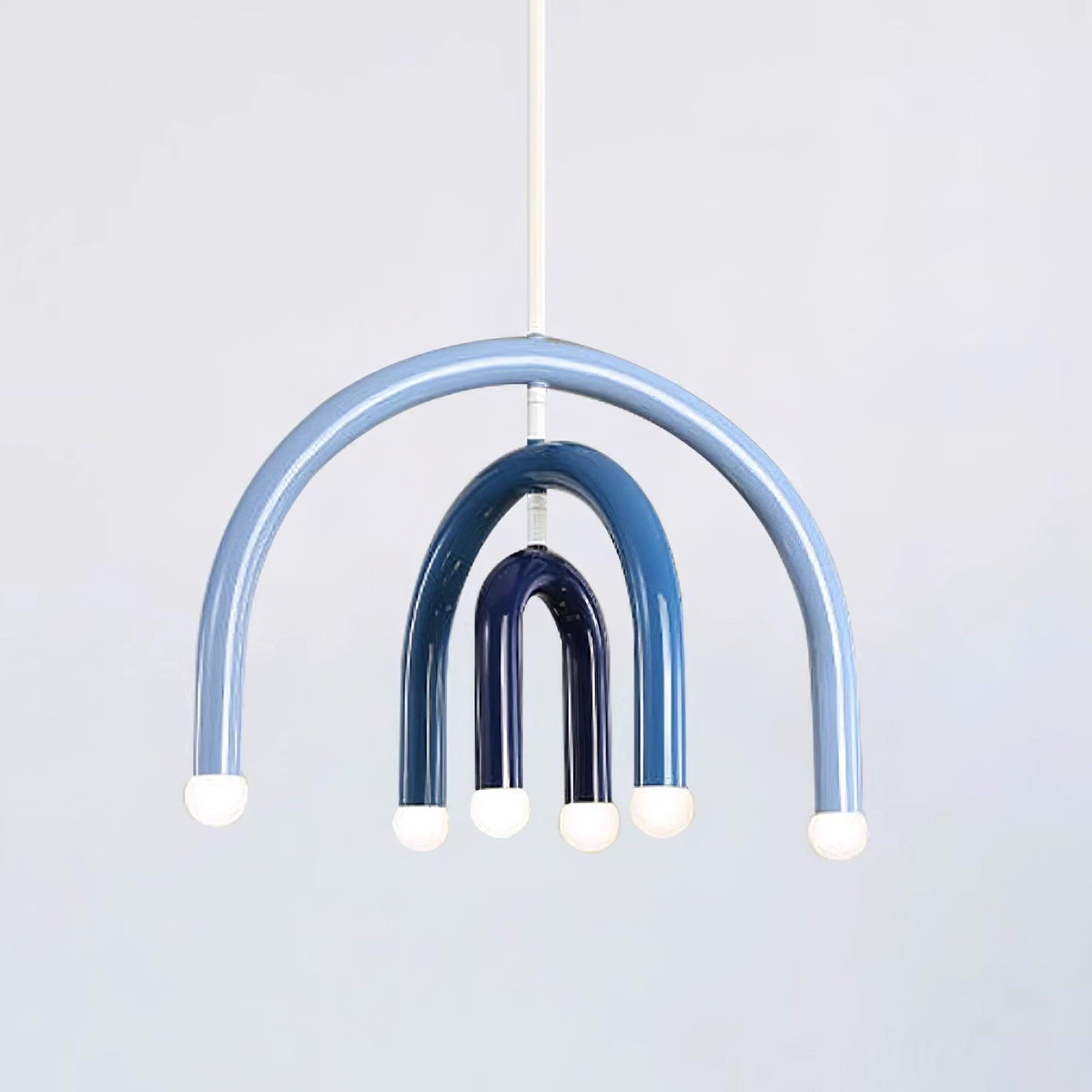 Lámpara colgante Rainbow moderna de metal para comedor