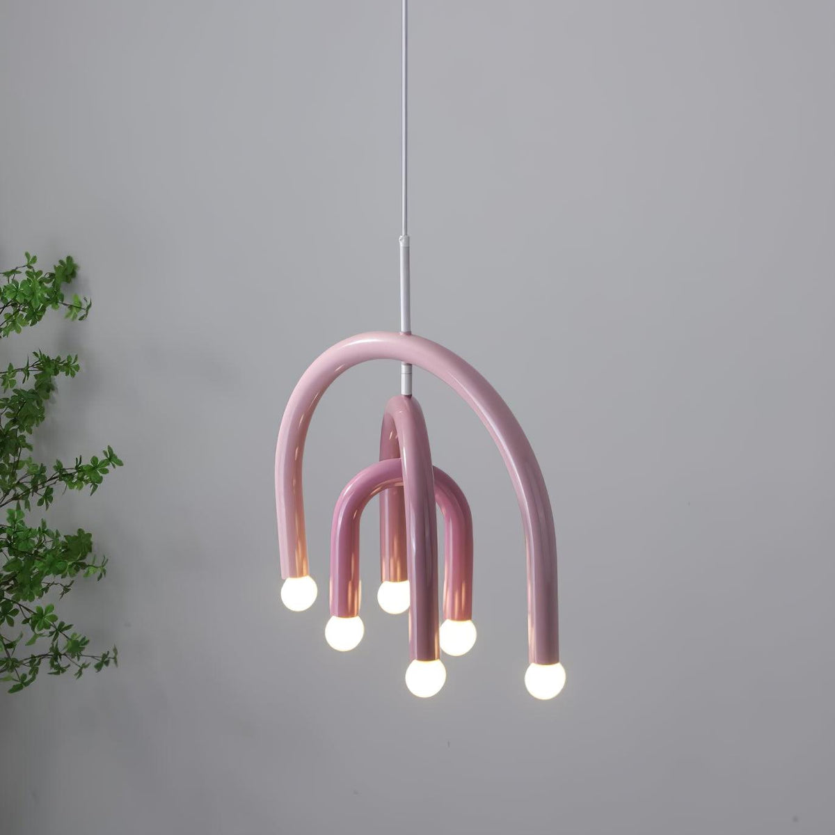 Lámpara colgante Rainbow moderna de metal para comedor
