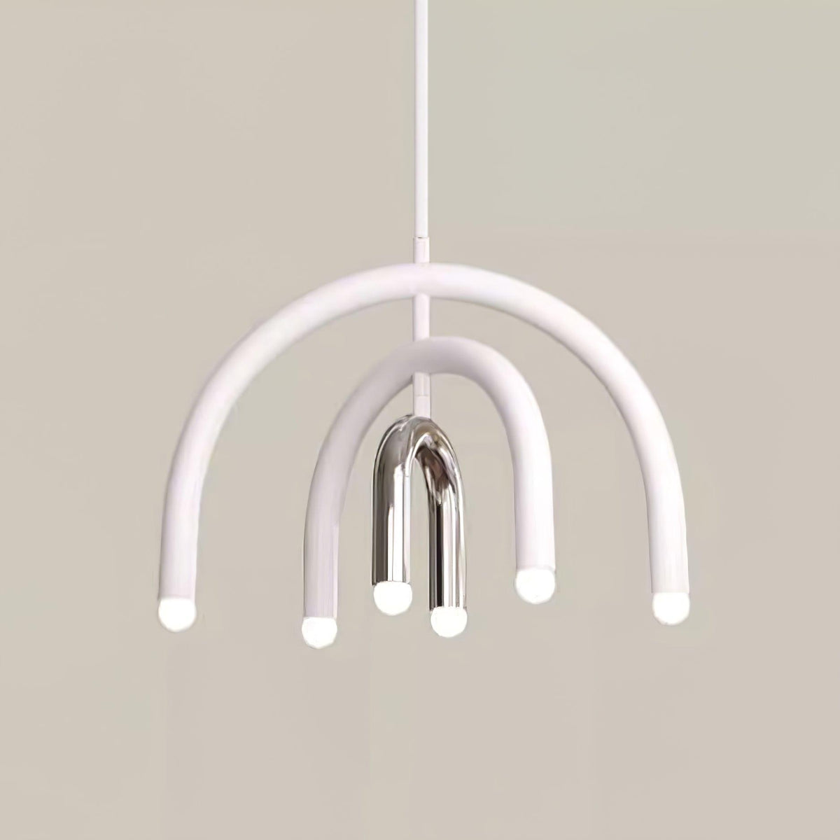 Lámpara colgante Rainbow moderna de metal para comedor