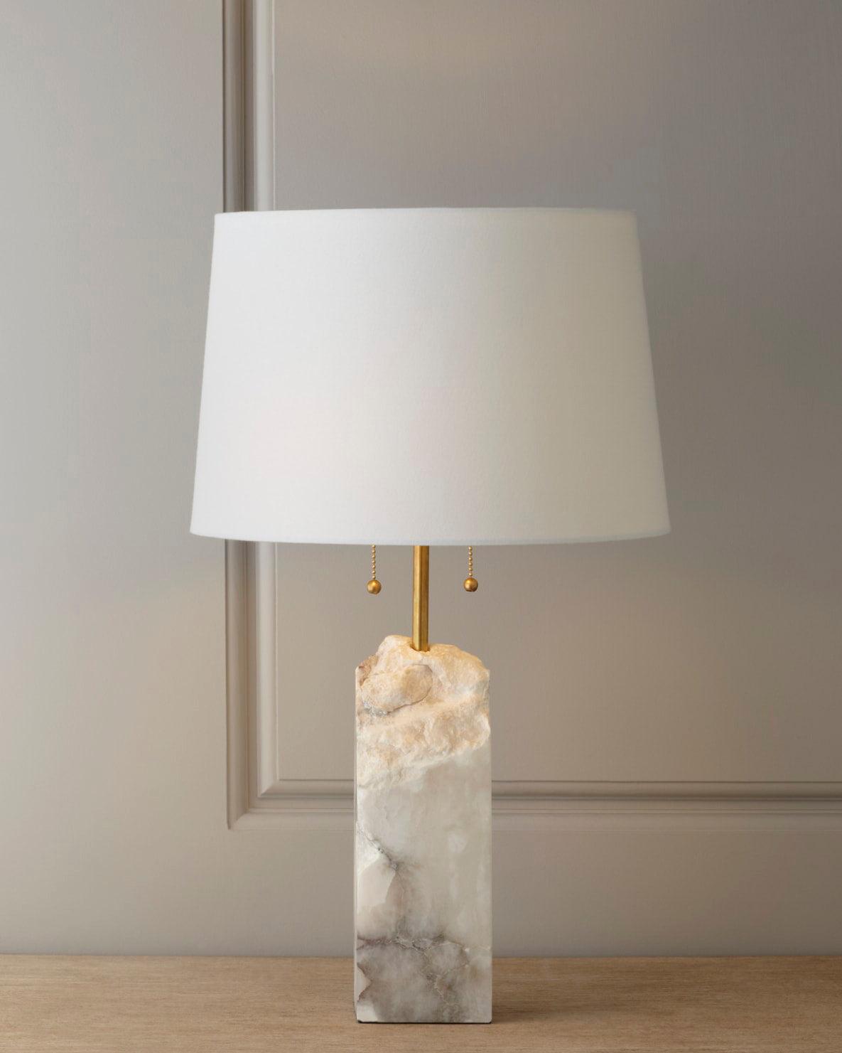 Gaveth lámpara de mesa minimalista de alabastro