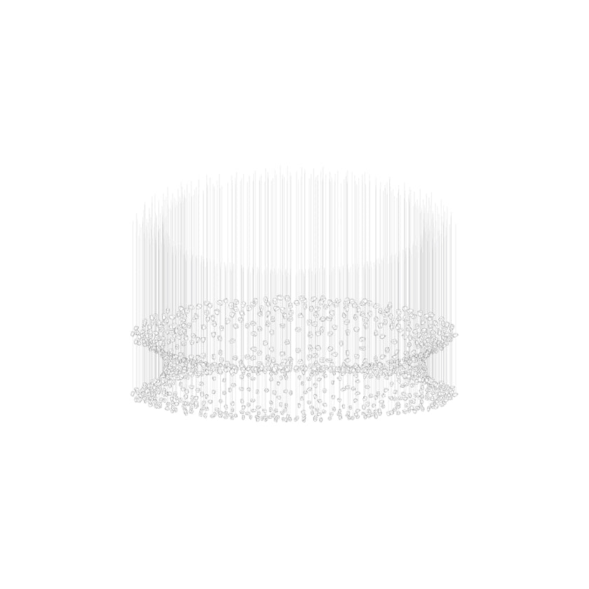 OreStone Grand Quartz cristal lámpara de araña personalizable