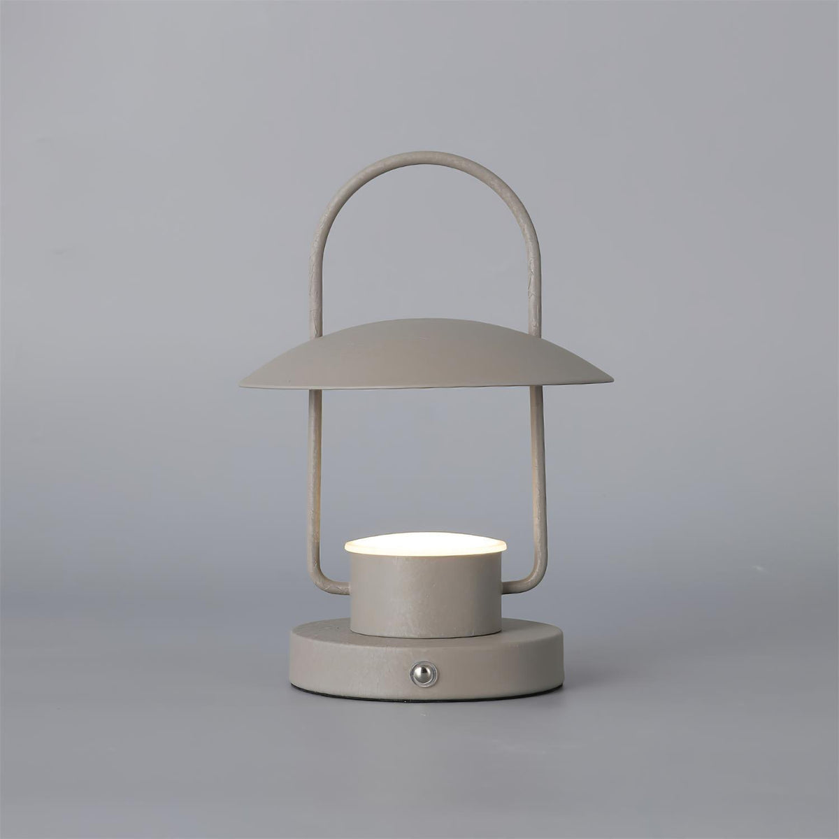 Solaran lámpara de mesa gris contemporánea