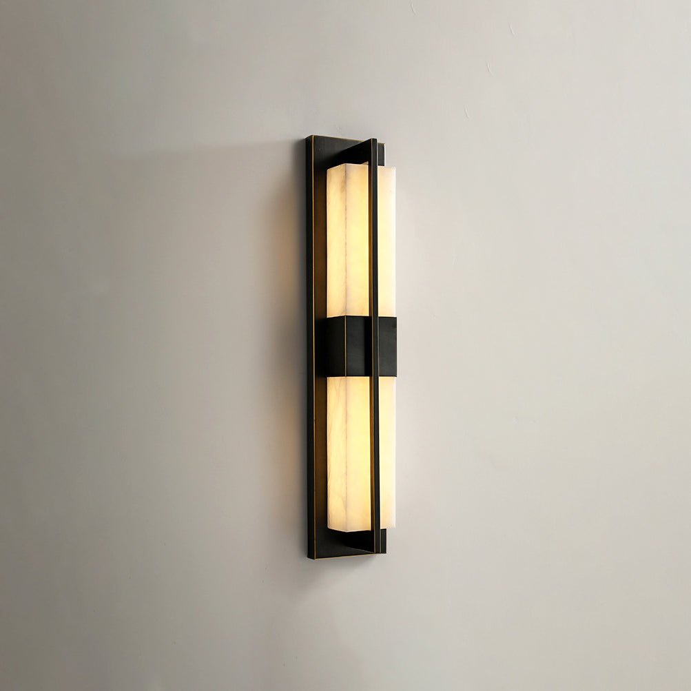 Laxor aplique de pared alabastro latón