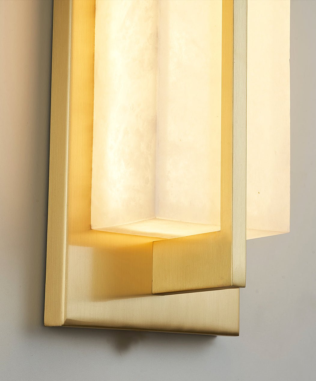 Laxor aplique de pared alabastro latón