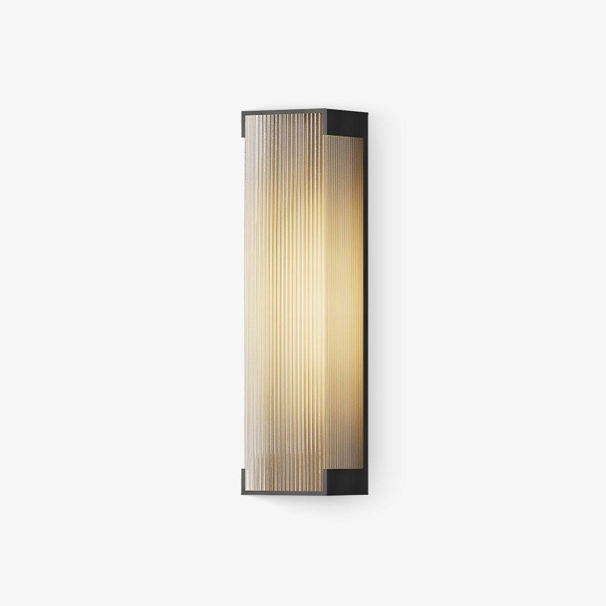 Elaerielle aplique de pared rectangular solar exterior único