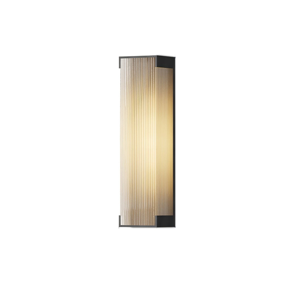 Elraearis aplique de pared rectangular exterior único