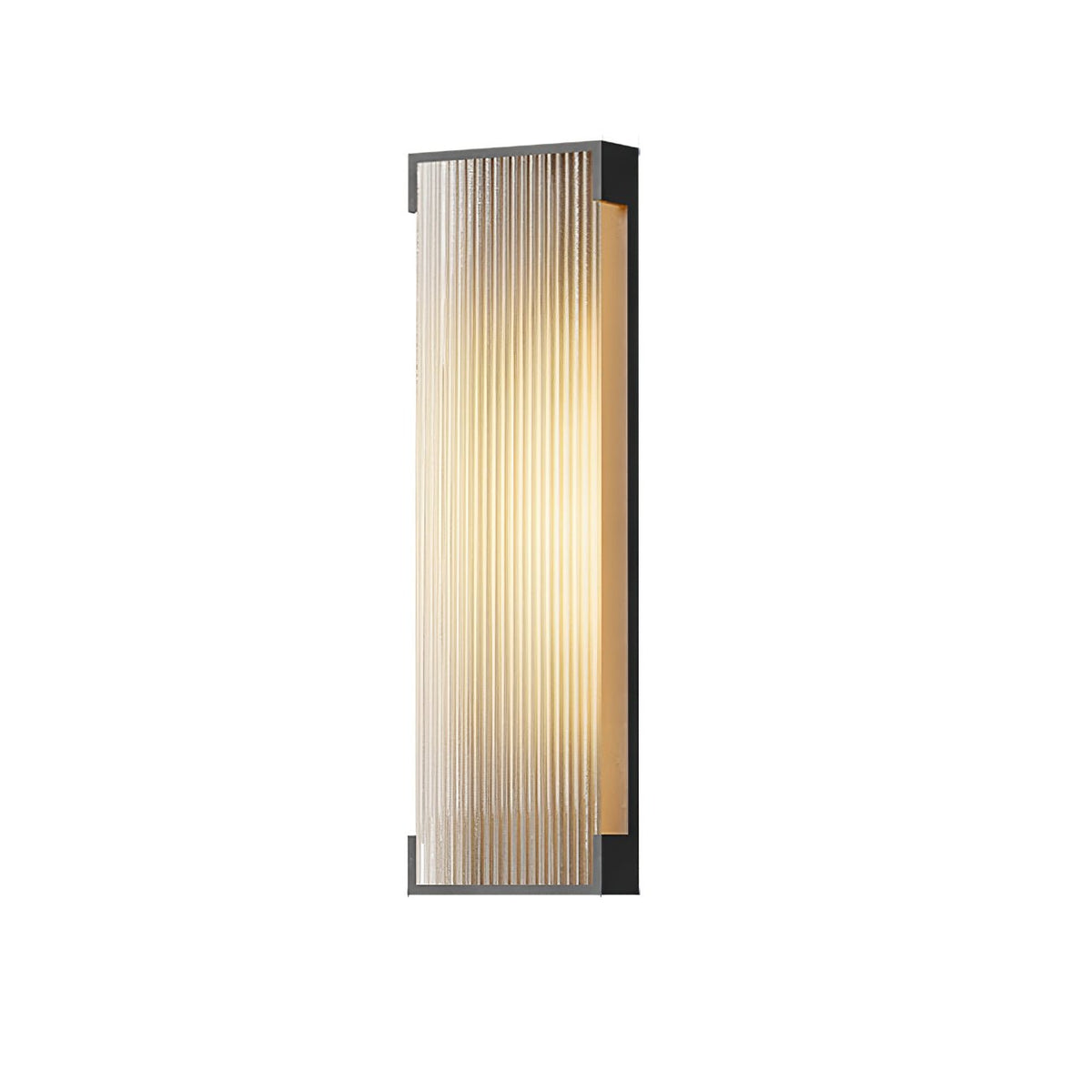 Elraearis aplique de pared rectangular exterior único