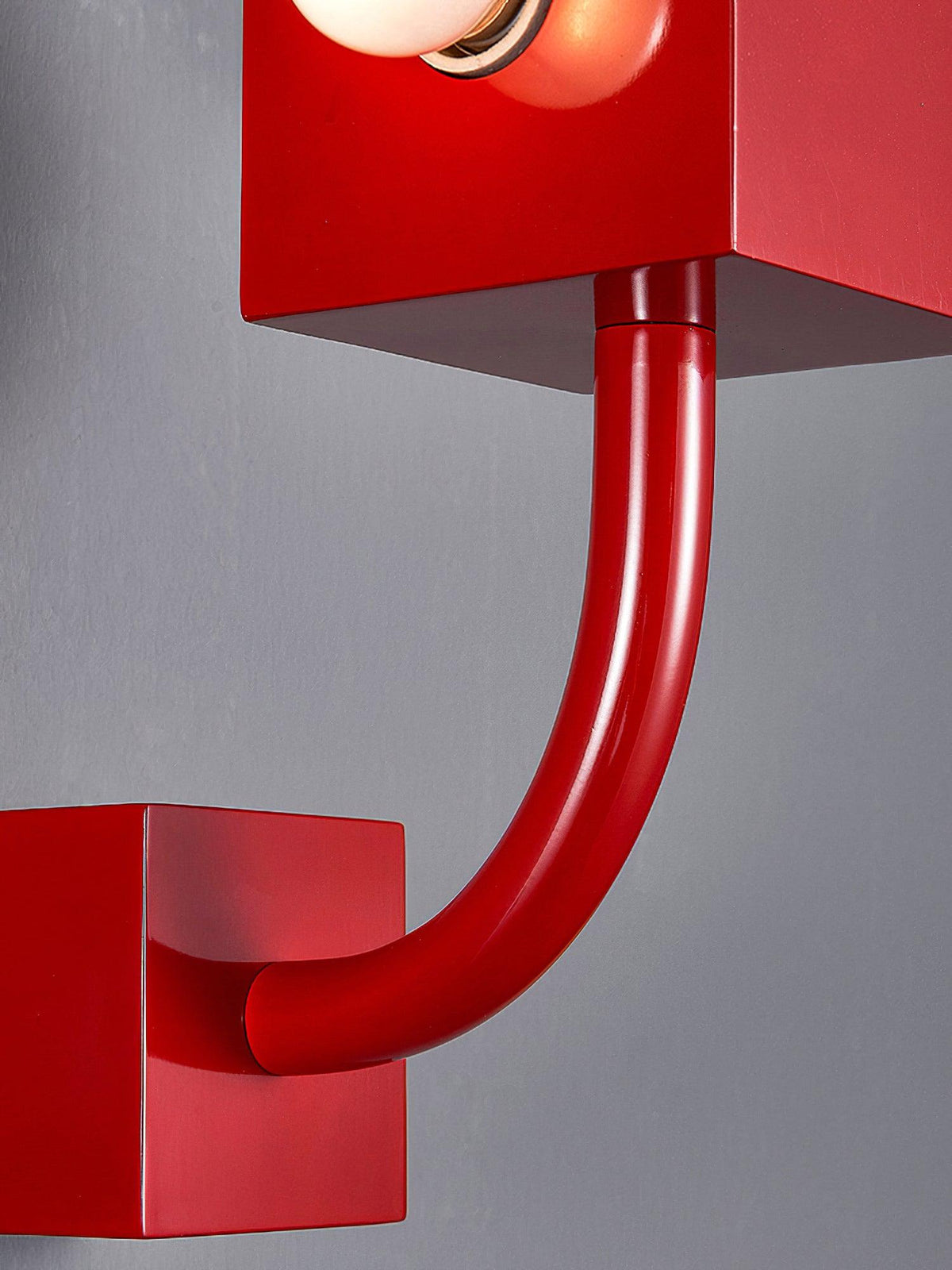 Brenna aplique de pared individual Creatividad Cubo rojo