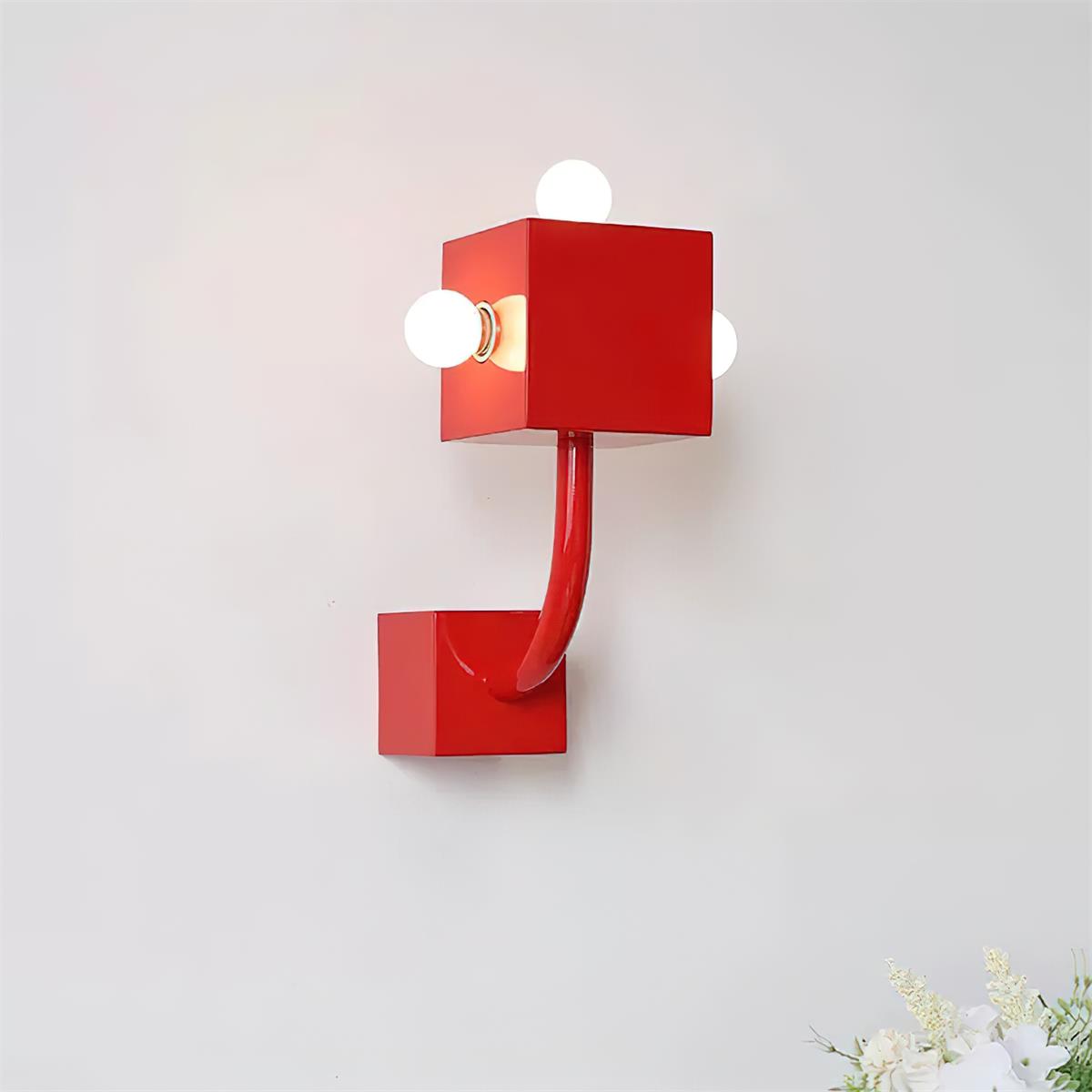 Axis aplique de pared rojo