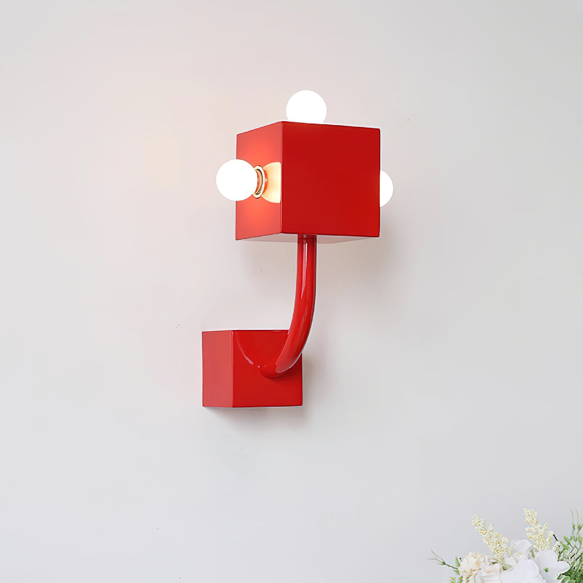 Axis aplique de pared rojo