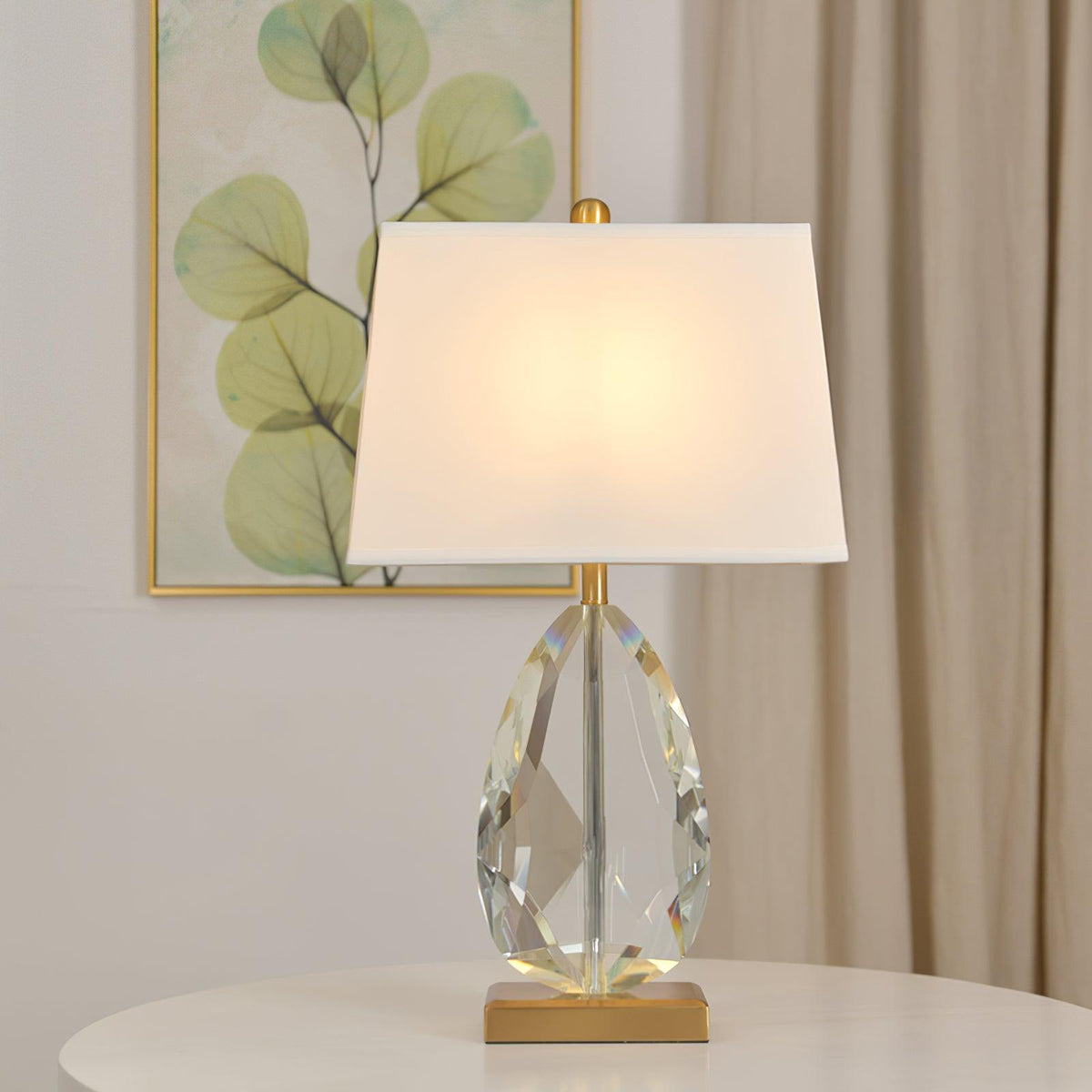 Ulliryre lámpara de mesa con cristal y escritorio