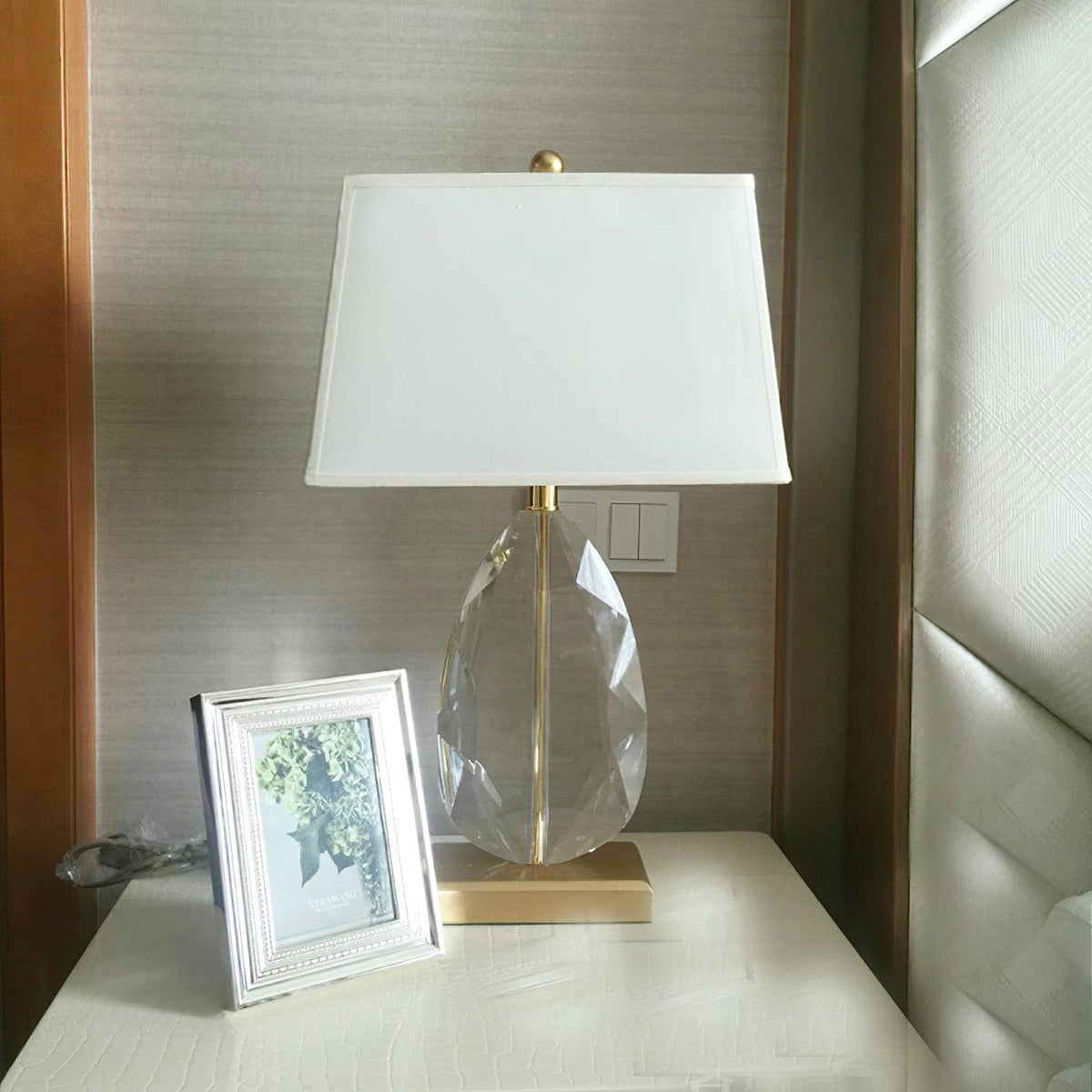 Ulliryre lámpara de mesa con cristal y escritorio