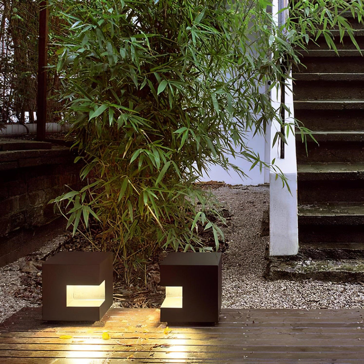 Aki luminaria exterior moderna de acrílico