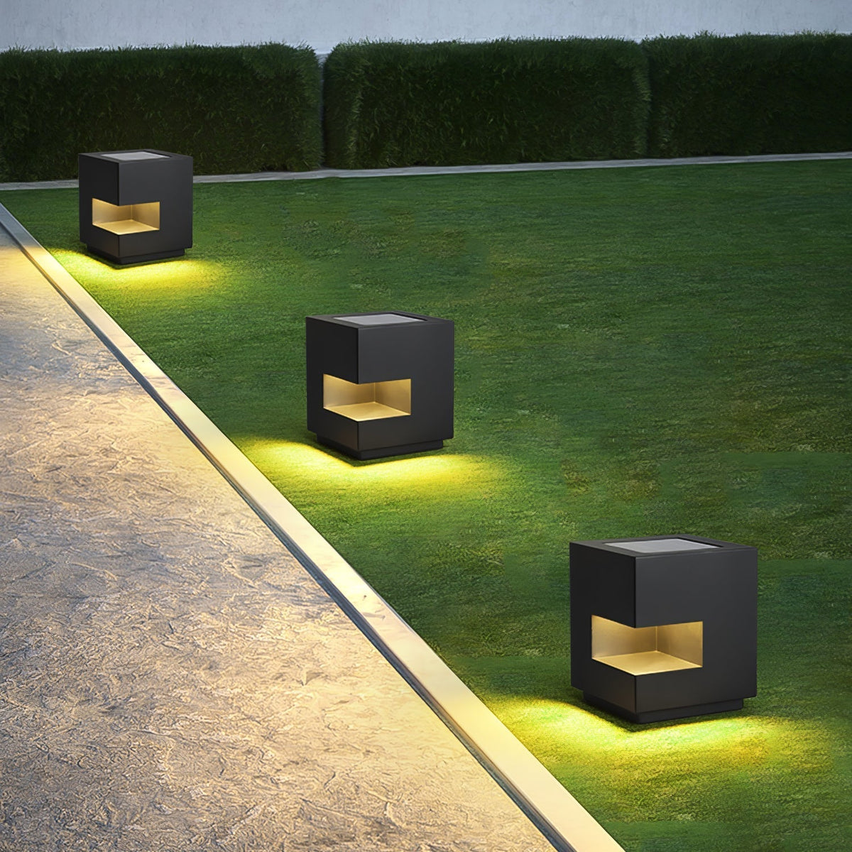Aki luminaria exterior moderna de acrílico