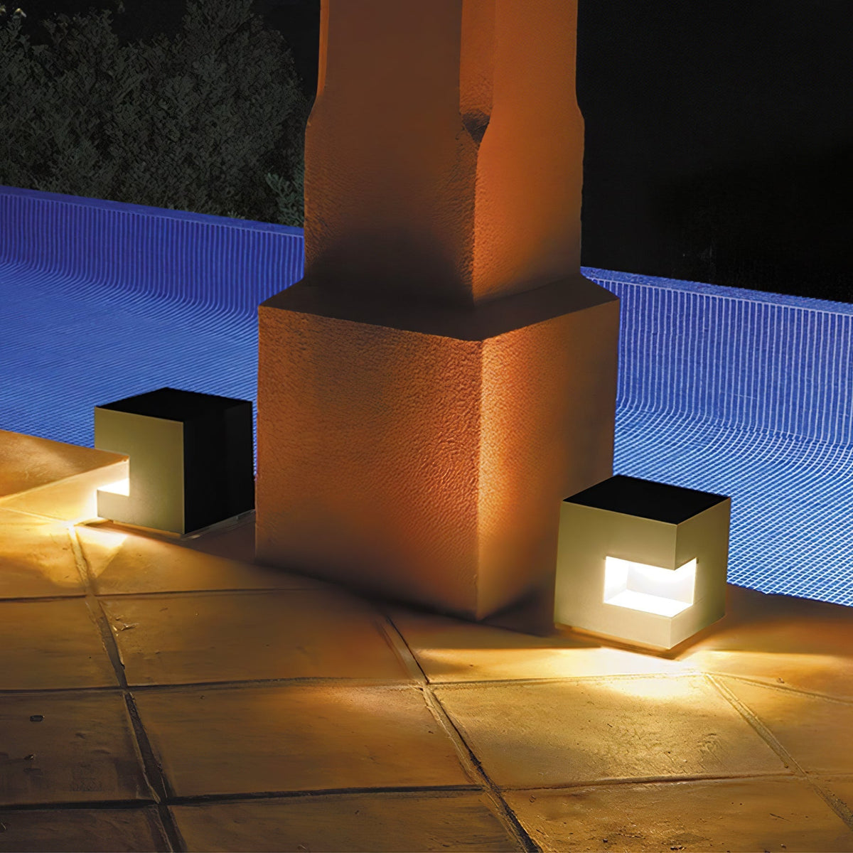 Aki luminaria exterior moderna de acrílico