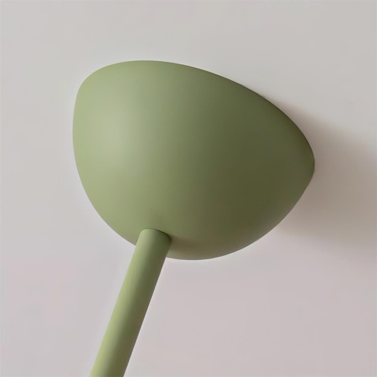 Velaaria lámpara de araña verde vidrio Ribeteado moderno 8-Light