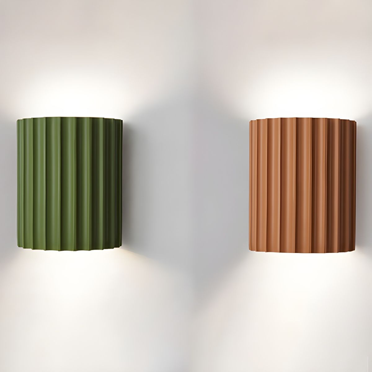 Ivvinen aplique de pared nórdico con diseño artístico en resina ribeteada