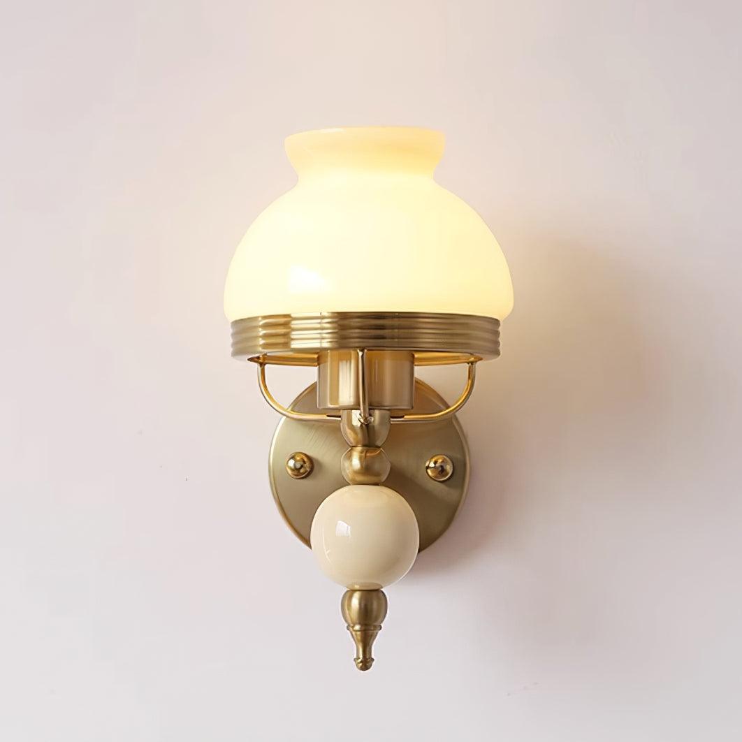 Evia aplique de pared de vidrio para dormitorio o pasillo