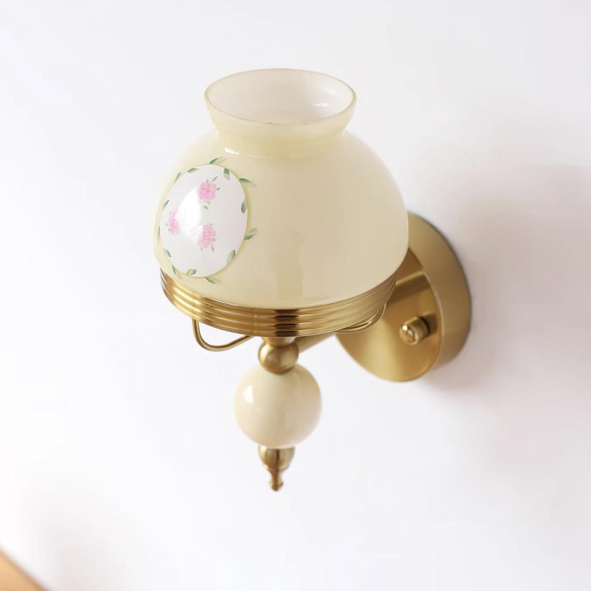 Evia aplique de pared de vidrio para dormitorio o pasillo