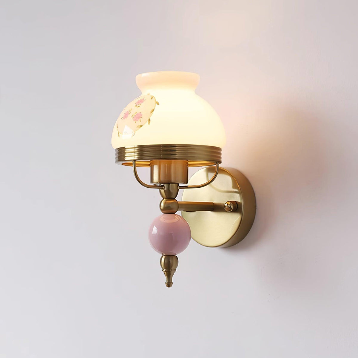 Evia aplique de pared de vidrio para dormitorio o pasillo