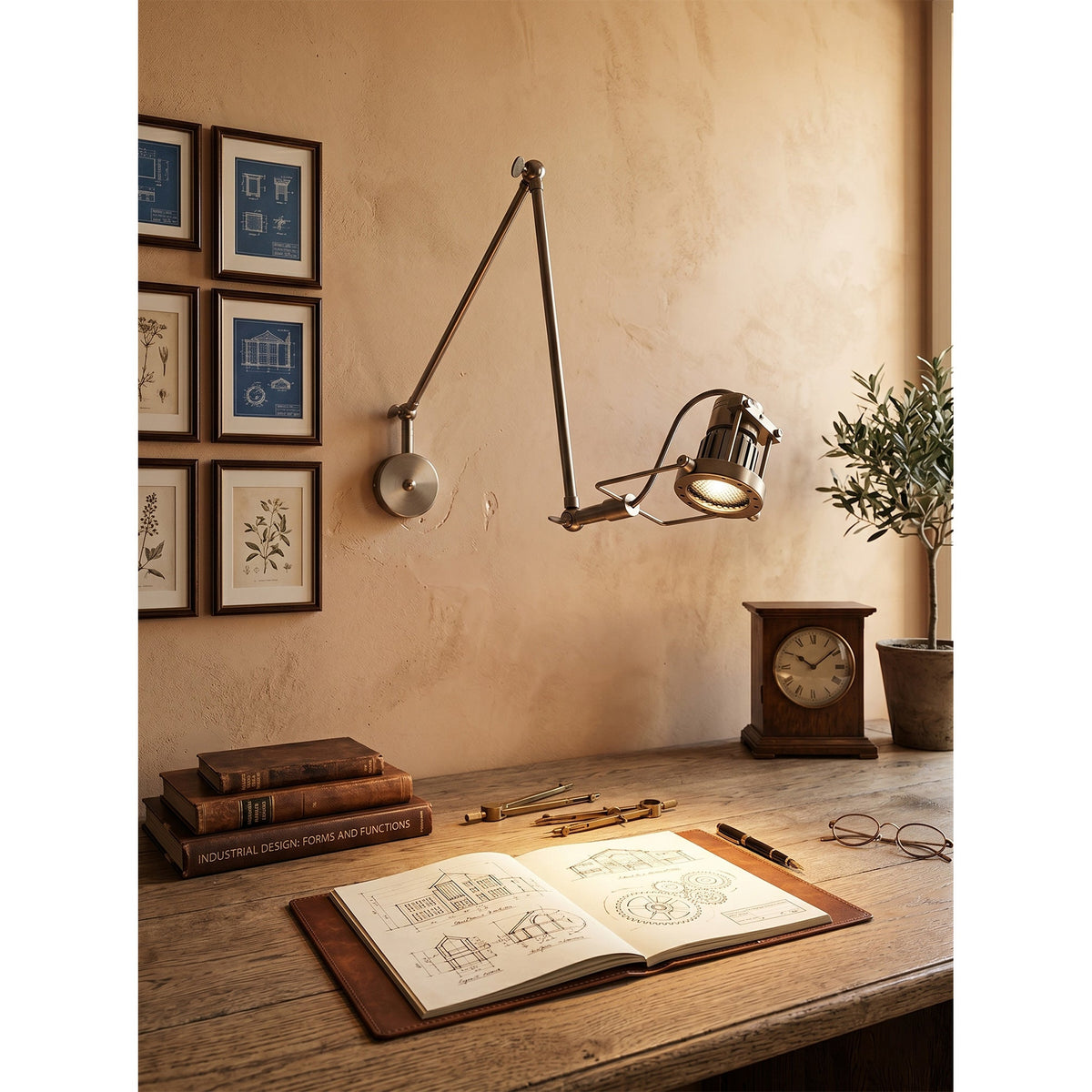 Reznor Brazo ajustable aplique de pared